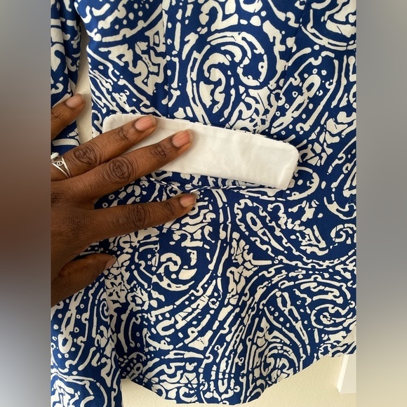 Talbots Paisley Print Vintage Boxy Blazer Sz4 Preppy Artsy Unique - Picture 6 of 11